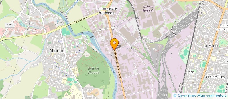 localisation de l'entreprise OPEN LOCATIONS à LE MANS
