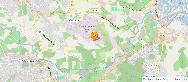 localisation de l'entreprise OPEN MARINE COMPANY  GRIMAUD