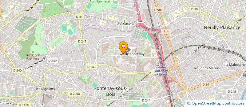 localisation de l'entreprise OPEN MARKET à FONTENAY-SOUS-BOIS
