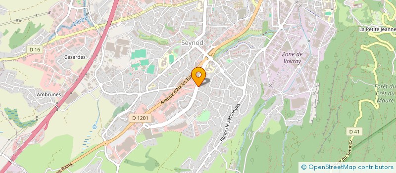 localisation de l'entreprise OPEN MENUISERIES PVC à ANNECY