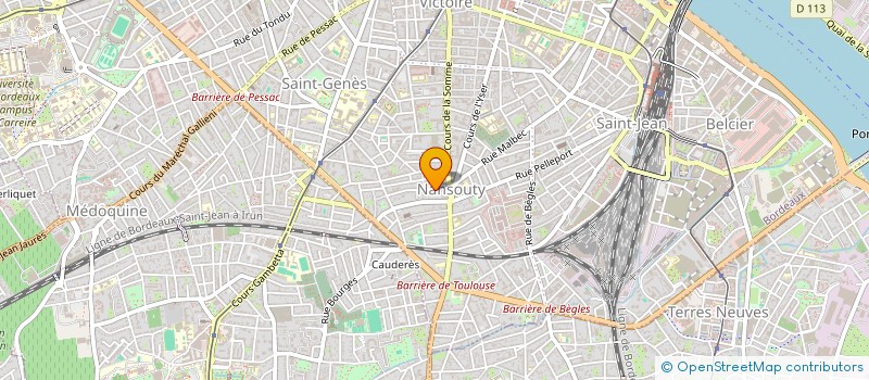 localisation de l'entreprise OPEN MIND à BORDEAUX