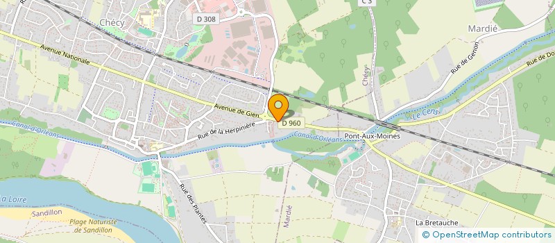 localisation de l'entreprise OPEN MIND à CHECY