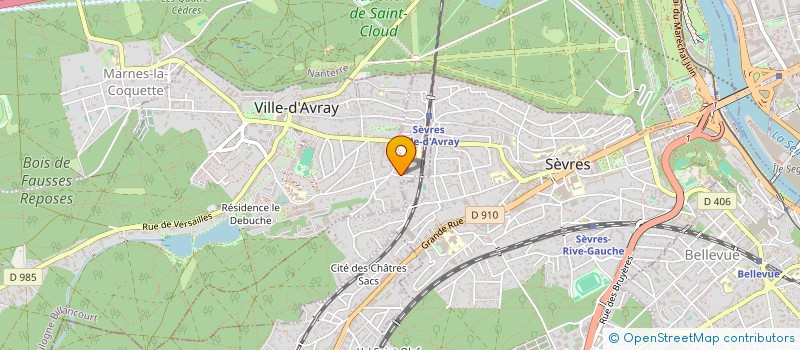 localisation de l'entreprise OPEN MOVE  VILLE-D'AVRAY
