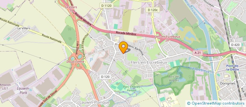 localisation de l'entreprise OPEN NATURE SPACE  FLERS-EN-ESCREBIEUX