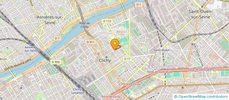 localisation de l'entreprise OPEN NETWORKS ENGINEERING à CLICHY