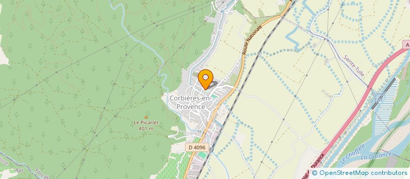 localisation de l'entreprise OPEN REALITY à CORBIERES-EN-PROVENCE