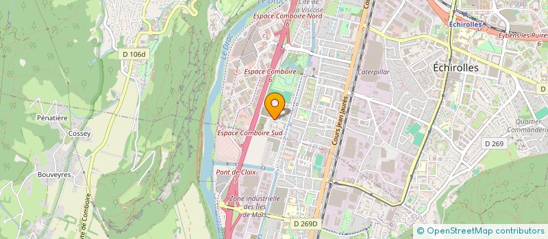 localisation de l'entreprise OPEN SET à ECHIROLLES