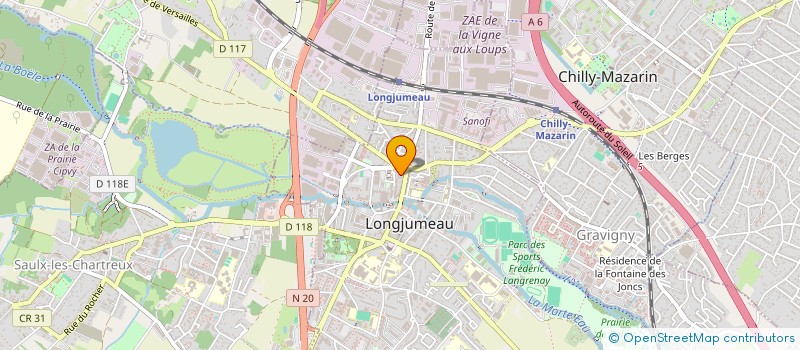 localisation de l'entreprise OPEN SEZAM à LONGJUMEAU