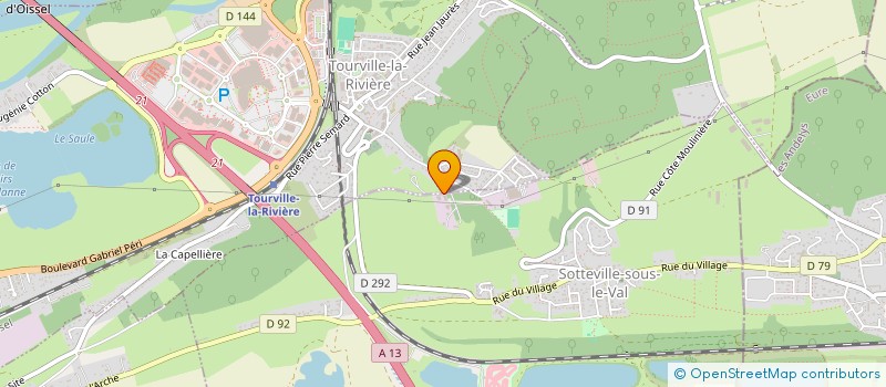 localisation de l'entreprise OPEN SKY  SOTTEVILLE-SOUS-LE-VAL