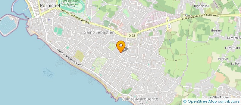 localisation de l'entreprise OPEN SPACE à PORNICHET