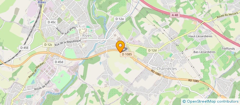 localisation de l'entreprise OPEN SPEED à RIVES