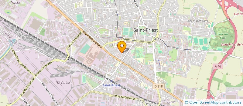 localisation de l'entreprise OPEN SPORTS à SAINT-PRIEST
