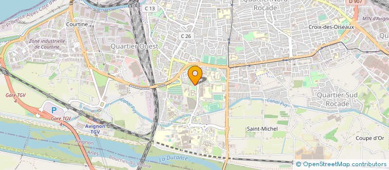 localisation de l'entreprise OPEN SPORTS à AVIGNON