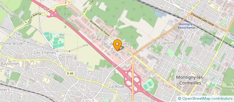 localisation de l'entreprise OPEN SPORTS -SPORTPROCLUBS à HERBLAY-SUR-SEINE