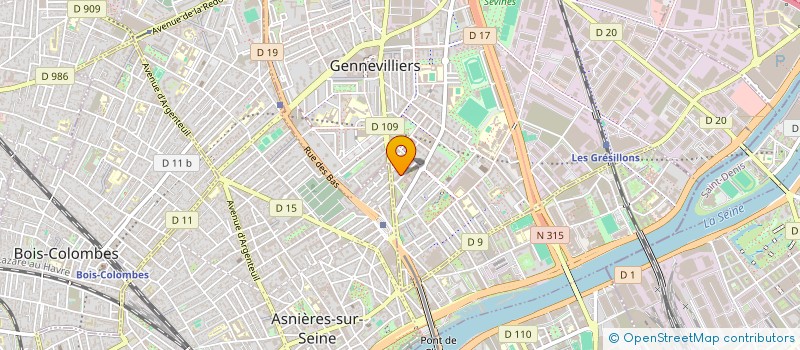localisation de l'entreprise OPEN TAX SOCIETY à GENNEVILLIERS