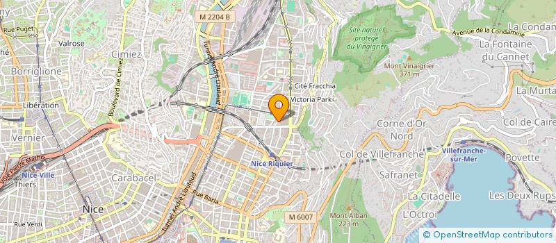 localisation de l'entreprise OPEN TENNIS CLUB à NICE