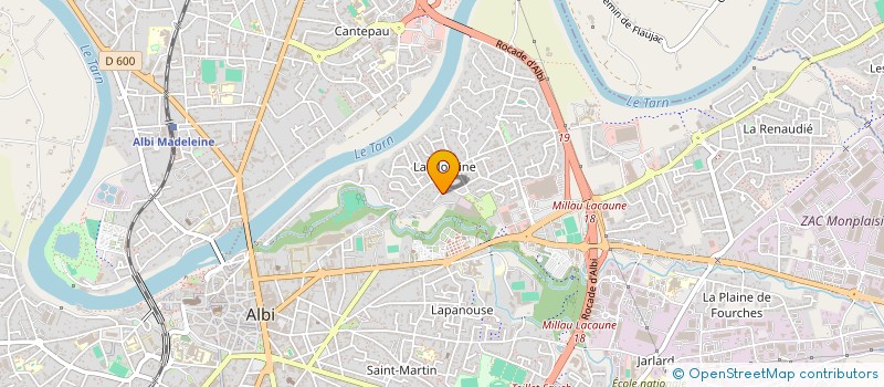 localisation de l'entreprise OPEN THE LEAD à ALBI