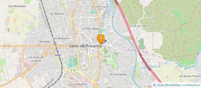 localisation de l'entreprise OPEN UP' à SALON-DE-PROVENCE
