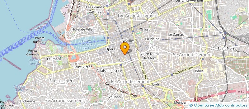 localisation de l'entreprise OPEN UP  MARSEILLE