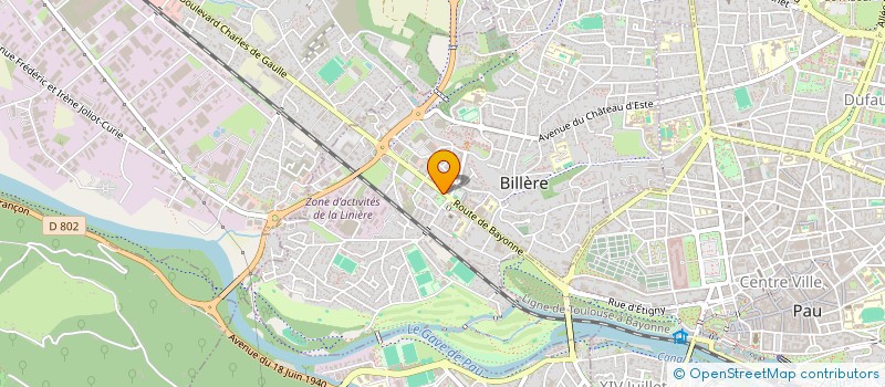 localisation de l'entreprise OPEN UP MUSIC à BILLERE