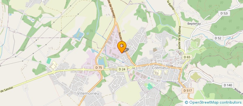 localisation de l'entreprise OPEN VISION  CREMIEU