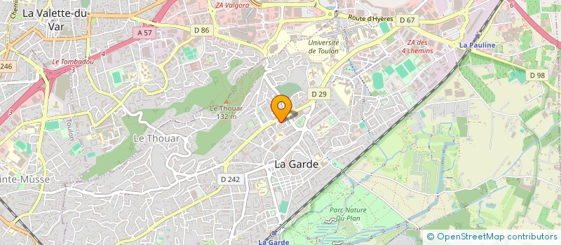 localisation de l'entreprise OPEN WINGS GOSPEL SONGS à LA GARDE