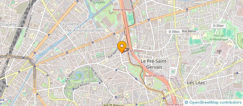 localisation de l'entreprise OPEN YOUR MIND  PARIS