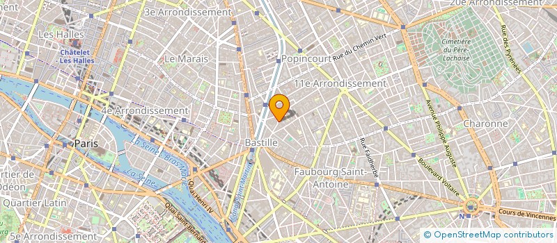 localisation de l'entreprise OPEN ZONE  PARIS