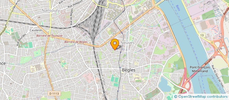 localisation de l'entreprise OPEN2BE  BORDEAUX