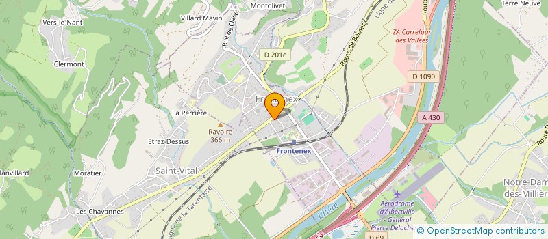 localisation de l'entreprise OPENAIR  FRONTENEX