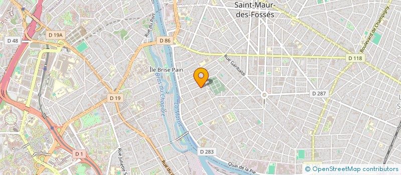 localisation de l'entreprise OPENBOX CONSEIL à SAINT-MAUR-DES-FOSSES