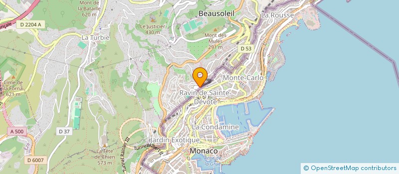 localisation de l'entreprise OPENCLIC à BEAUSOLEIL