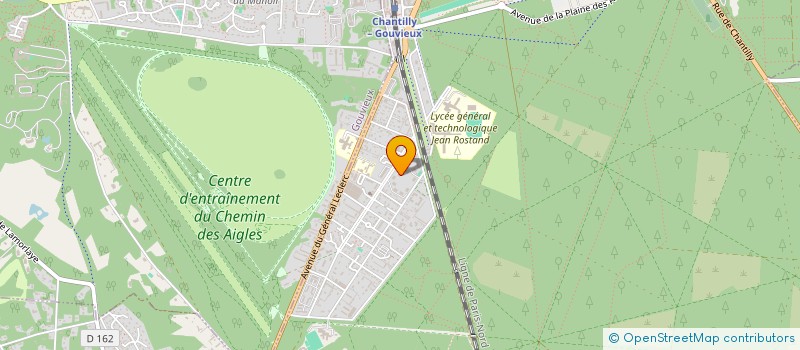 localisation de l'entreprise OPENCREAM  CHANTILLY