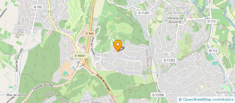 localisation de l'entreprise OPENDOO  SAINT-GELY-DU-FESC