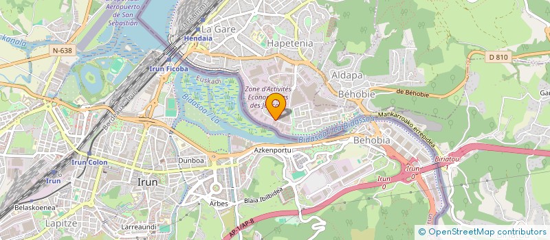 localisation de l'entreprise OPENEMA à HENDAYE