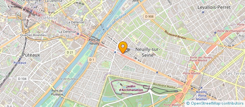 localisation de l'entreprise OPENEUROPE à NEUILLY-SUR-SEINE