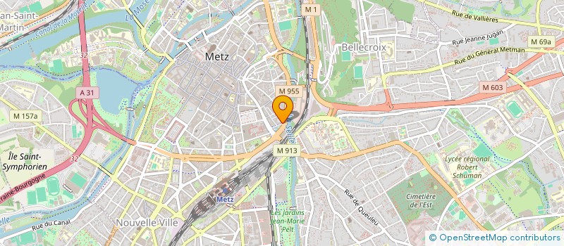 localisation de l'entreprise OPENFIELD FRANCE à METZ