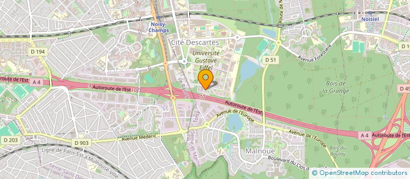 localisation de l'entreprise OPENFLOOR  CHAMPS-SUR-MARNE