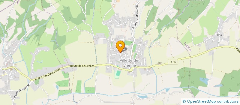 localisation de l'entreprise OPENGO  VILLETTE-DE-VIENNE
