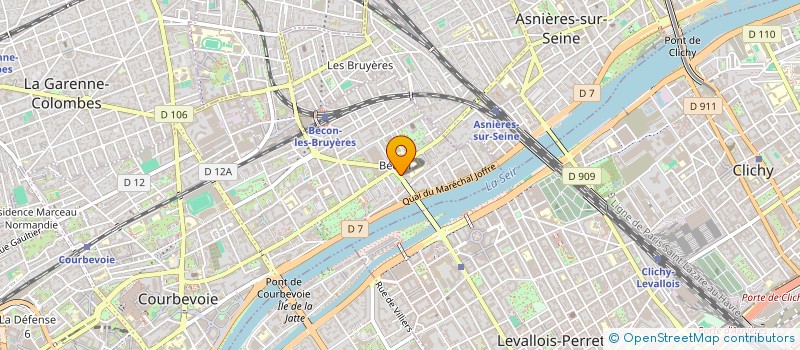 localisation de l'entreprise OPENLANCE à COURBEVOIE