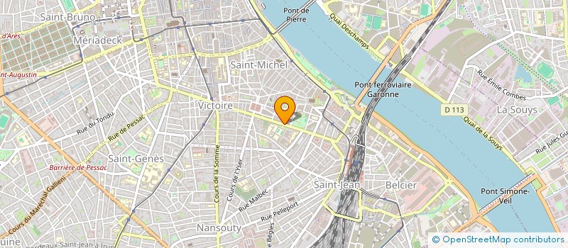 localisation de l'entreprise OPENLUX à BORDEAUX