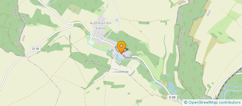 localisation de l'entreprise OPENMINDS  AUTHEUIL-EN-VALOIS