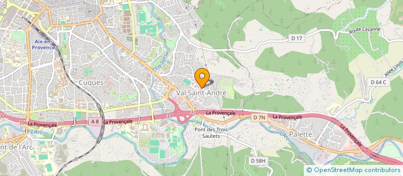 localisation de l'entreprise OPENSIA à AIX-EN-PROVENCE
