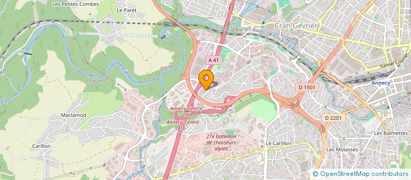 localisation de l'entreprise OPENSYSCOM à ANNECY