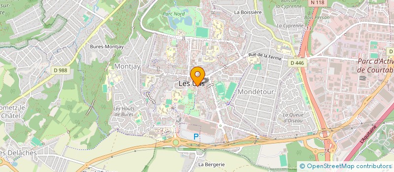 localisation de l'entreprise OPENVISTA TECHNOLOGY à LES ULIS