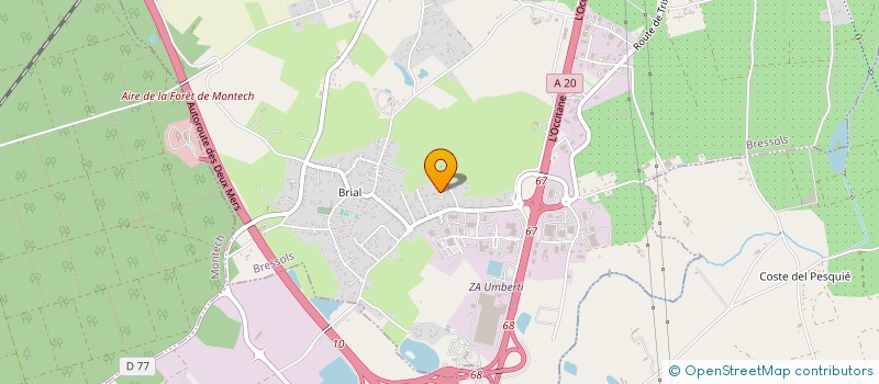 localisation de l'entreprise OPEPA  BRESSOLS