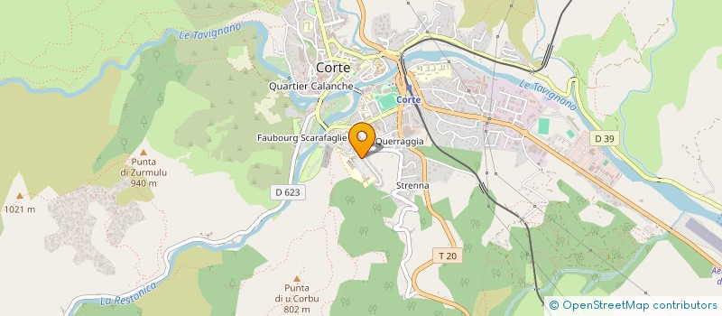 localisation de l'entreprise OPER ARTE à CORTE