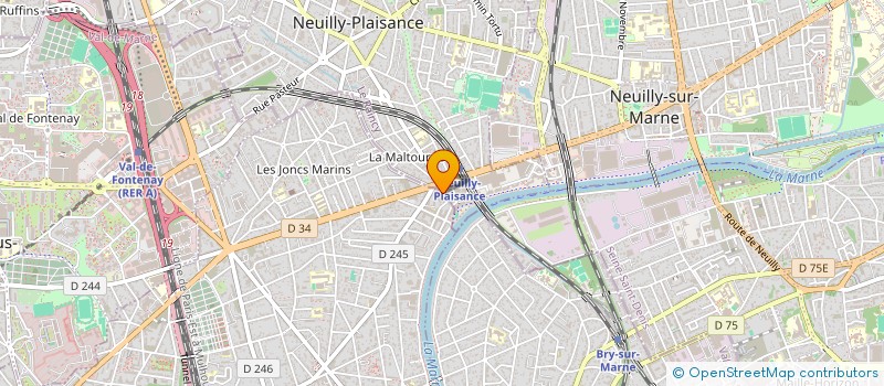 localisation de l'entreprise OPER-IT à NEUILLY-PLAISANCE