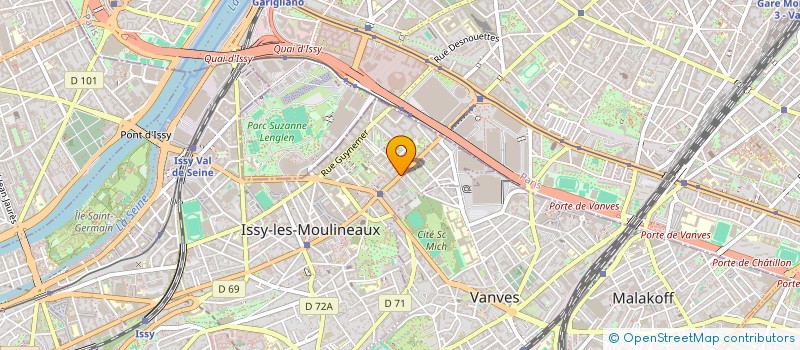 localisation de l'entreprise OPERA 12 à ISSY-LES-MOULINEAUX