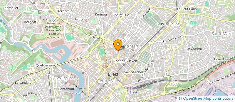 localisation de l'entreprise OPERA  BREST